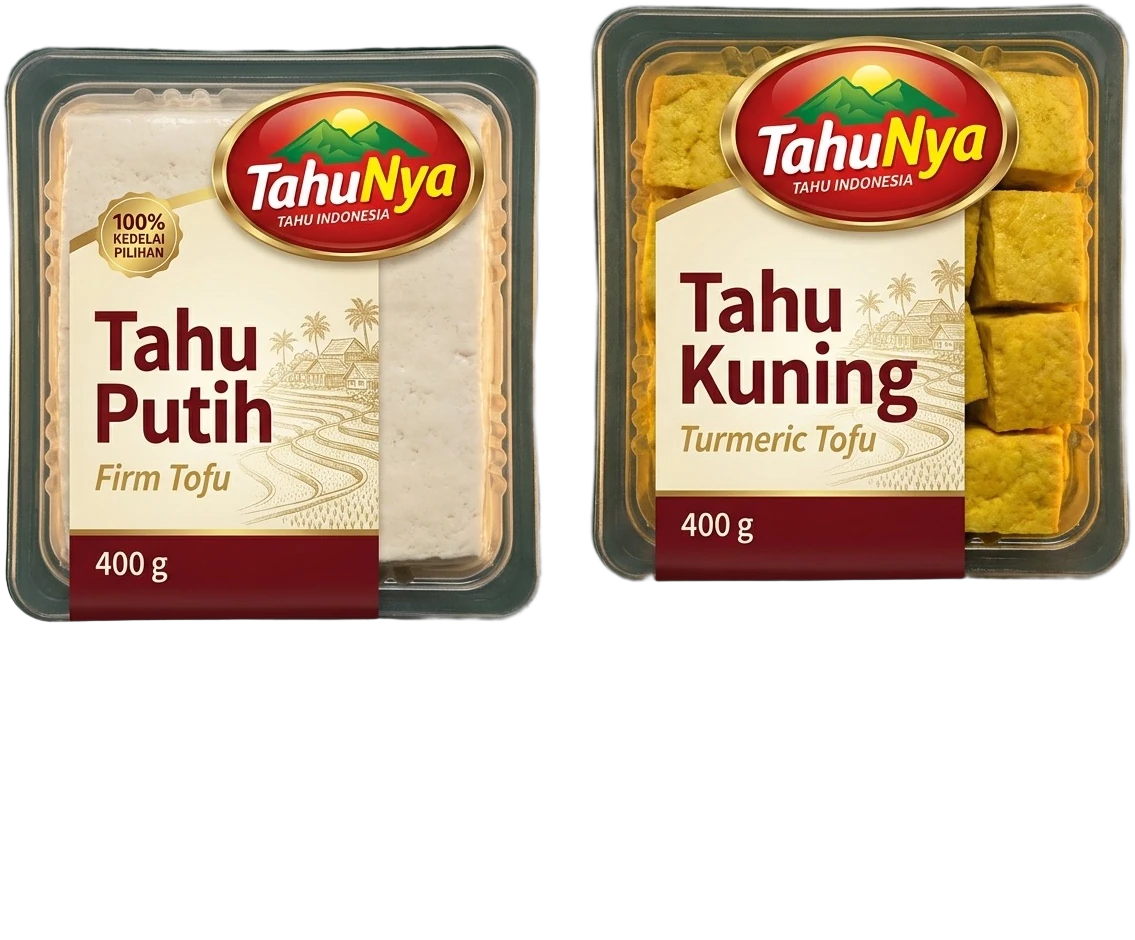 Kemasan TahuNya Tahu Putih dan Tahu Kuning